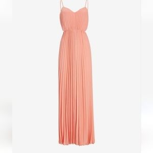 Express Pleated Side Cutout Maxi Dress #NWT
